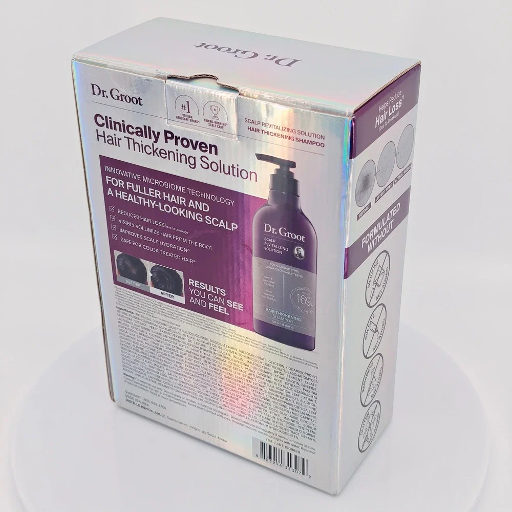 Dr. Groot Scalp Revitalizing Solution Shampoo Hair Thickening 2 Pack 23.66oz New